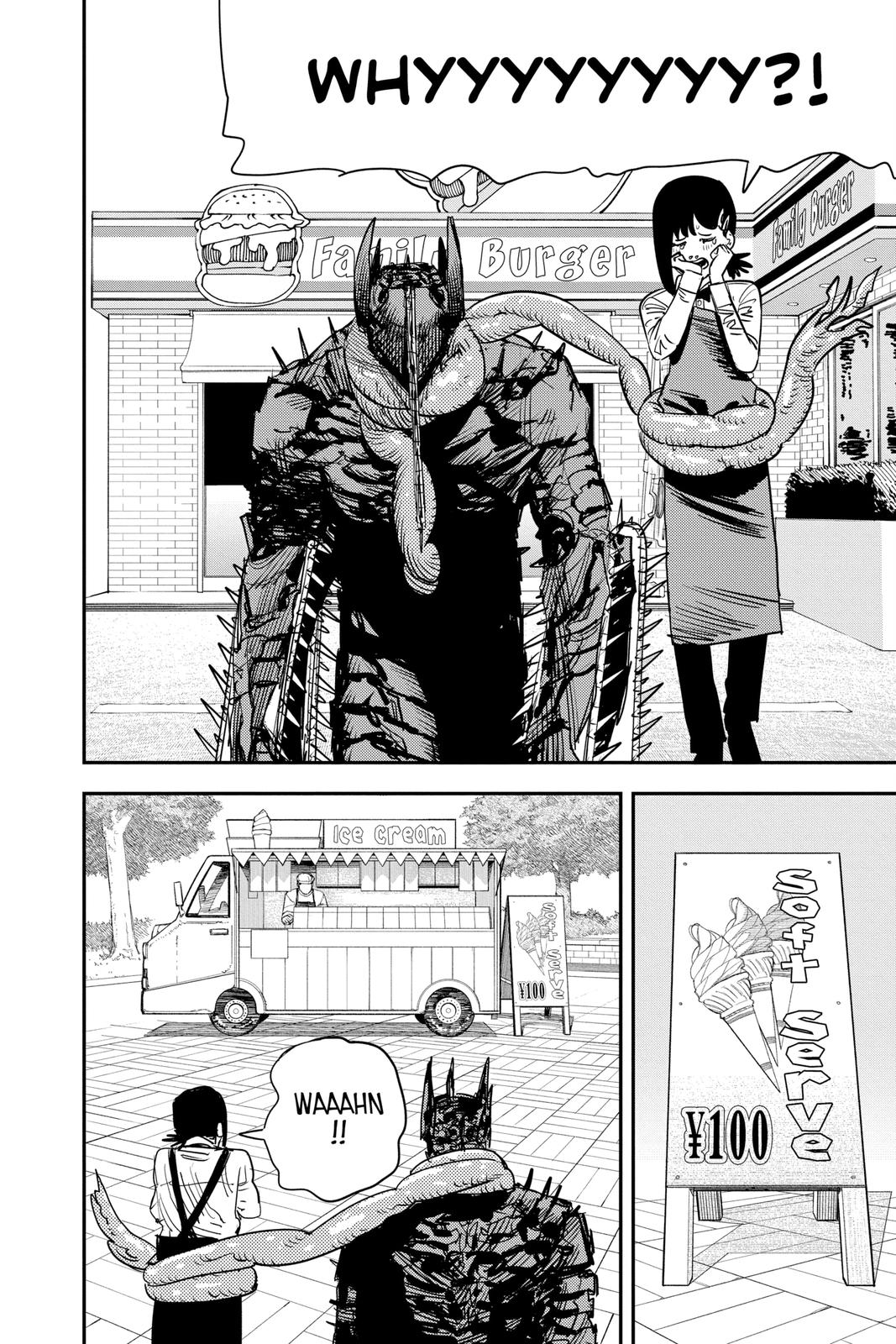 Chainsaw Man Manga Chapter 86 page 4 - Date Chainsaw scene