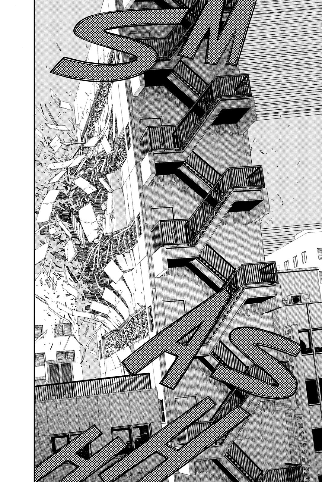 Chainsaw Man Manga Chapter 87 page 10 - Chainsaw Man Vs. the Horrifying Weapon Humans scene