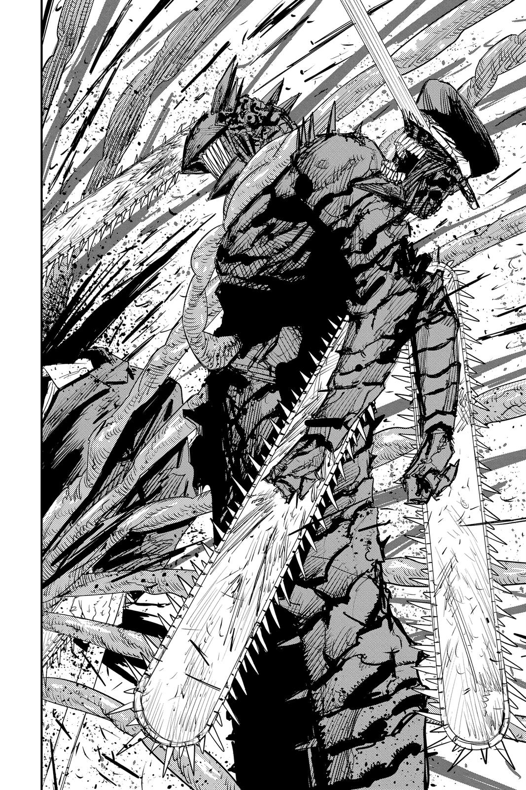 Chainsaw Man Manga Chapter 87 page 15 - Chainsaw Man Vs. the Horrifying Weapon Humans scene