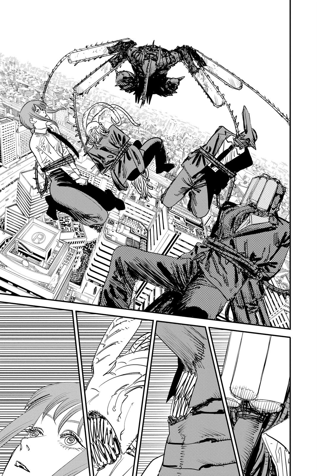 Chainsaw Man Manga Chapter 88 page 16 - Star Chainsaw scene