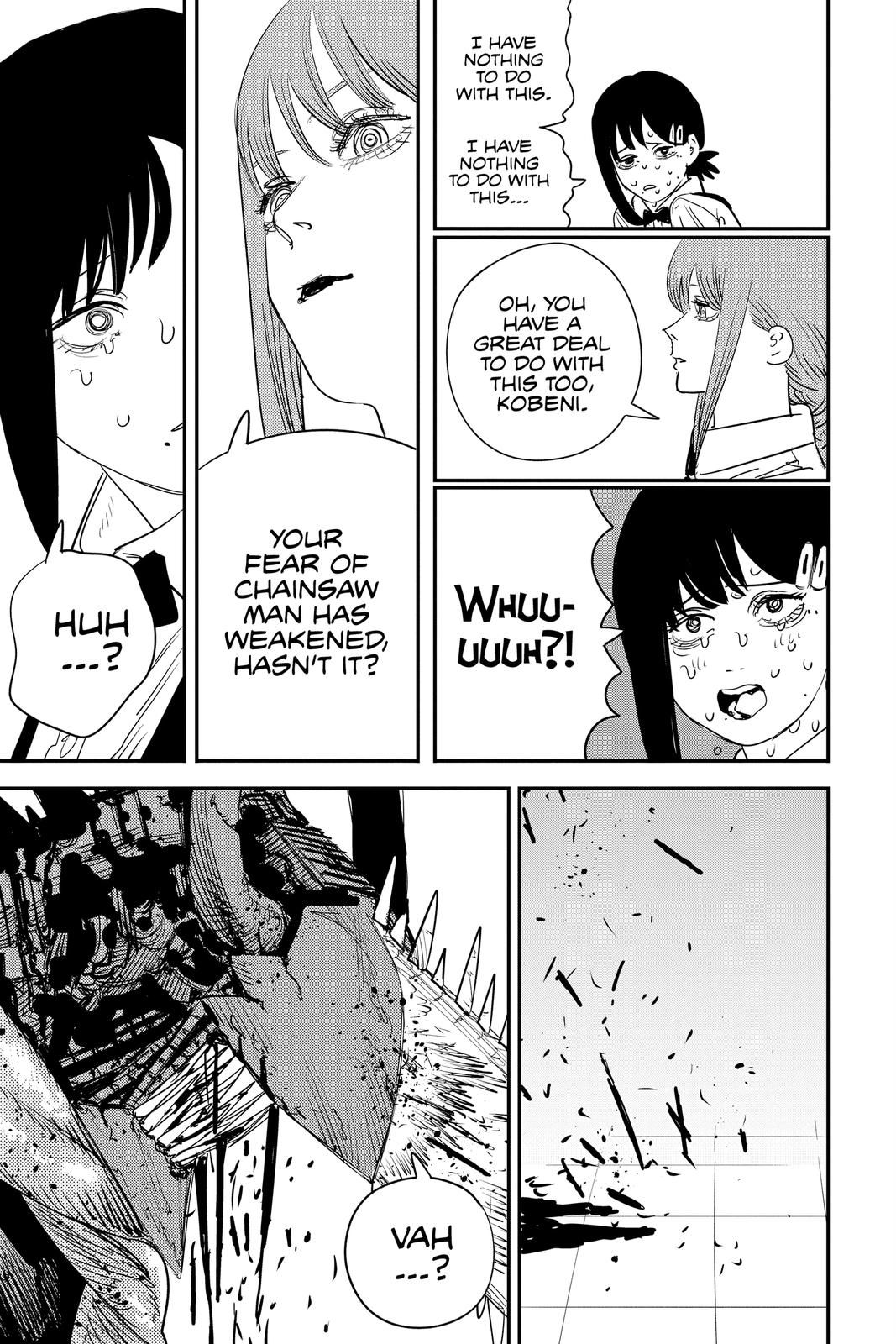 Chainsaw Man Manga Chapter 89 page 12 - Go Get 'Em Chainsaw Man scene