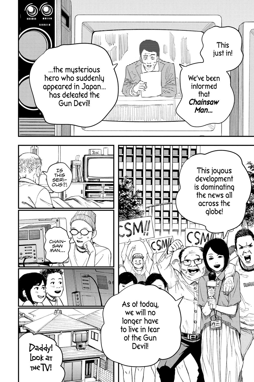 Chainsaw Man Manga Chapter 89 page 15 - Go Get 'Em Chainsaw Man scene