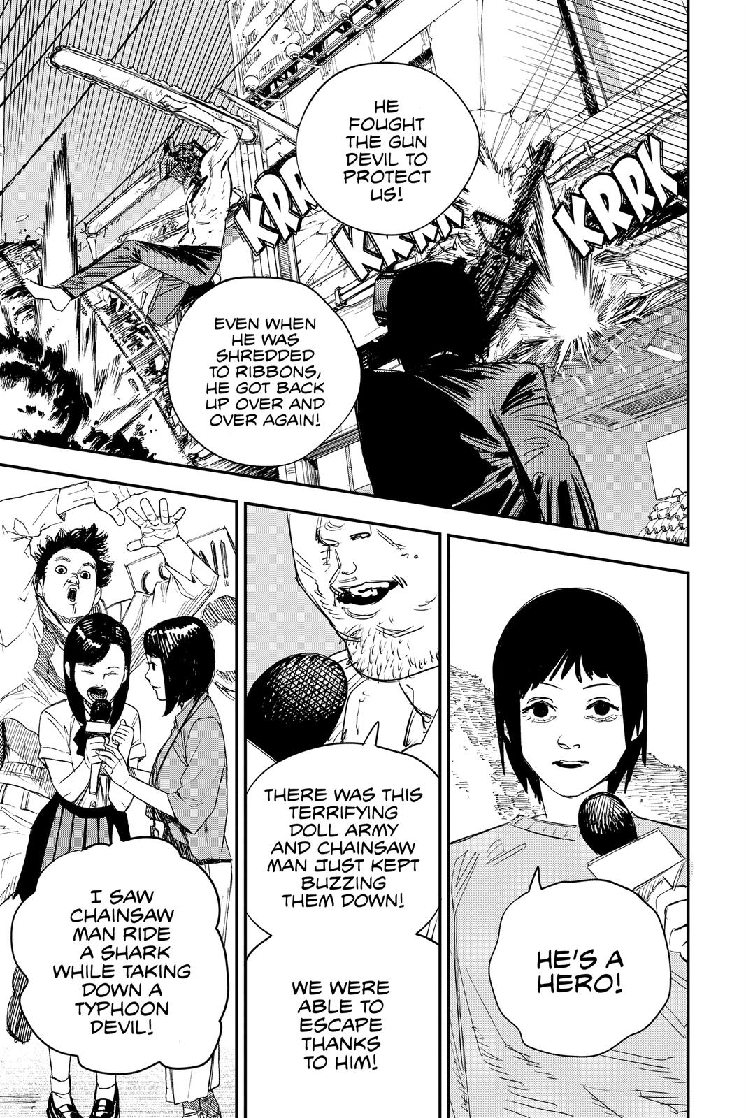 Chainsaw Man Manga Chapter 89 page 16 - Go Get 'Em Chainsaw Man scene