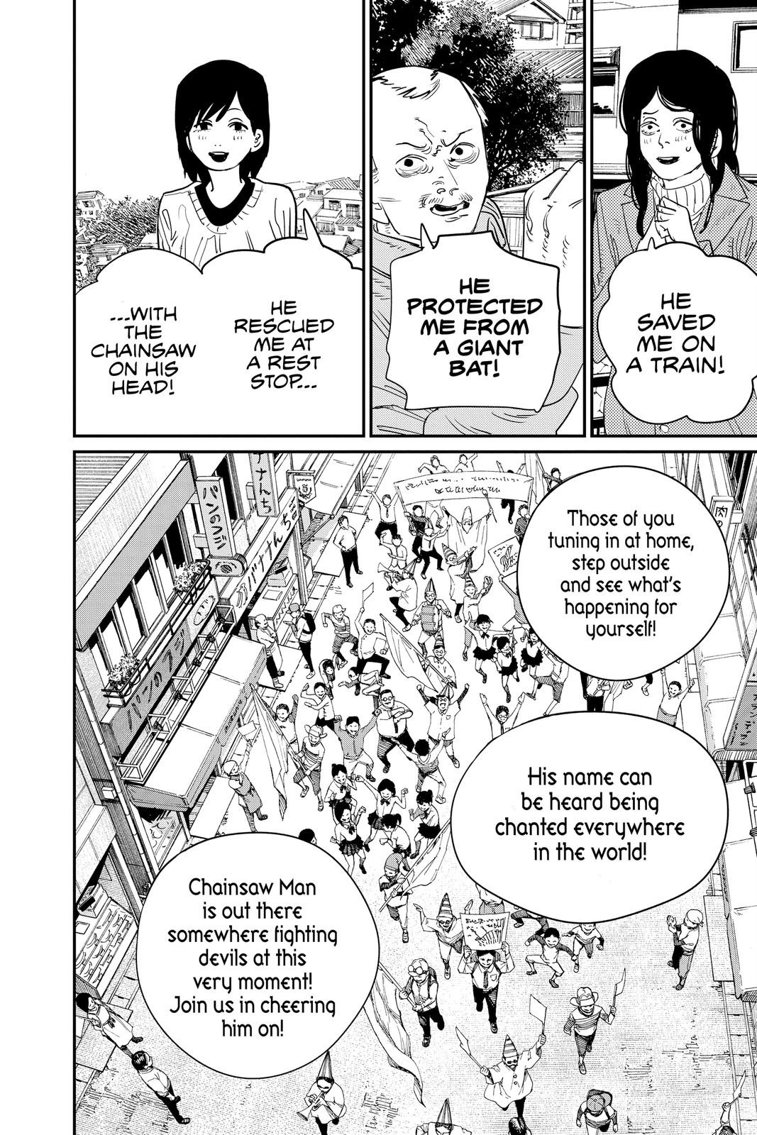 Chainsaw Man Manga Chapter 89 page 17 - Go Get 'Em Chainsaw Man scene