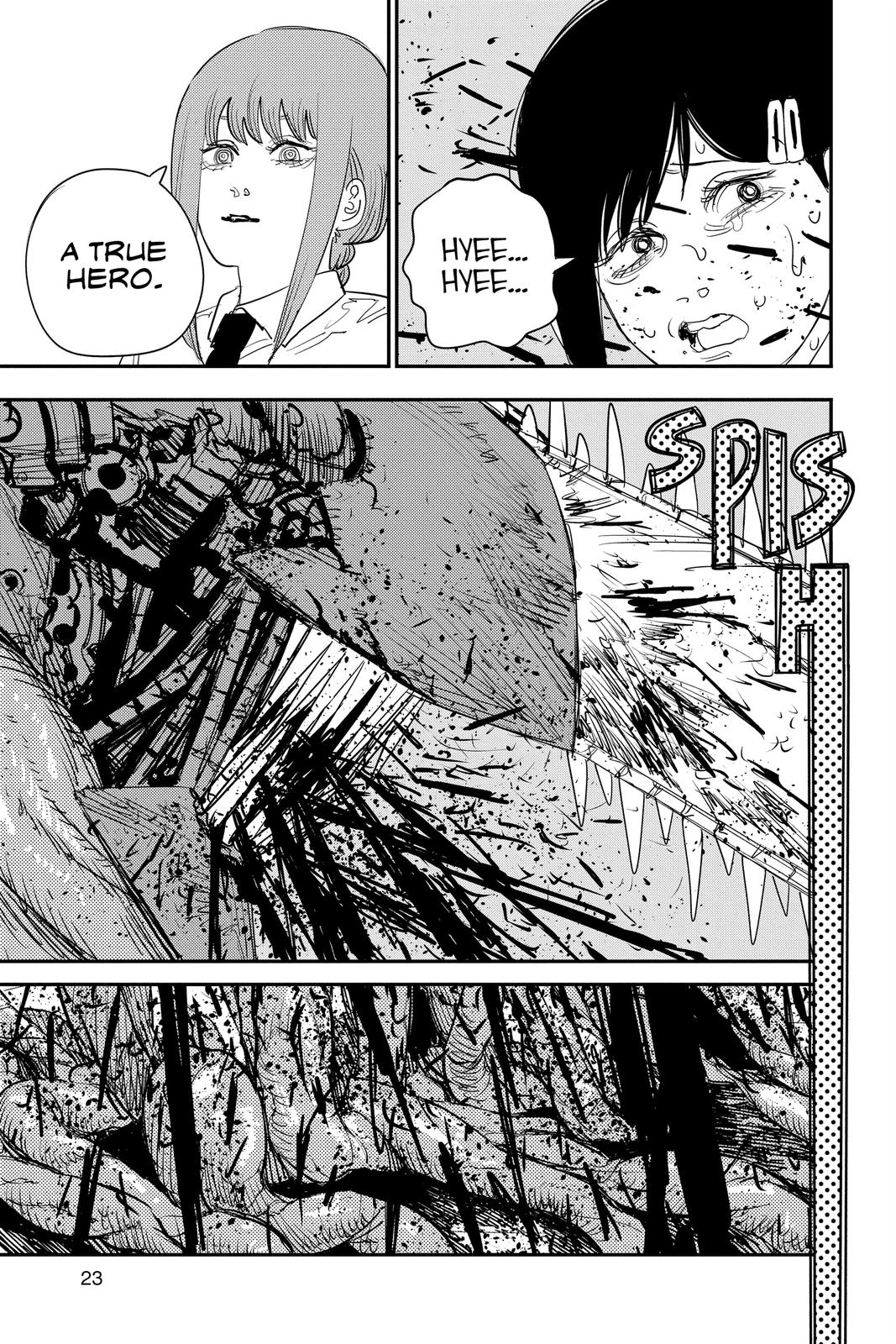 Chainsaw Man Manga Chapter 89 page 23 - Go Get 'Em Chainsaw Man scene