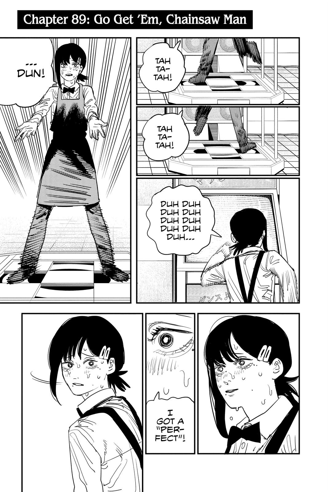 Chainsaw Man Manga Chapter 89 page 8 - Go Get 'Em Chainsaw Man scene
