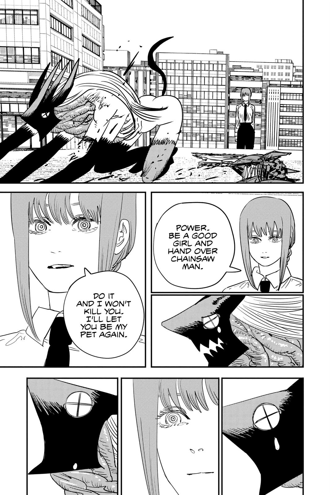 Chainsaw Man Manga Chapter 90 page 18 - Super Power scene