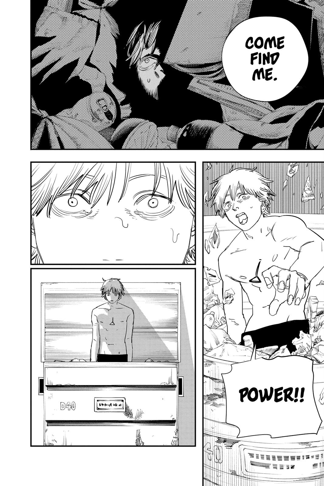 Chainsaw Man Manga Chapter 91 page 16 - Power, Power, Power scene