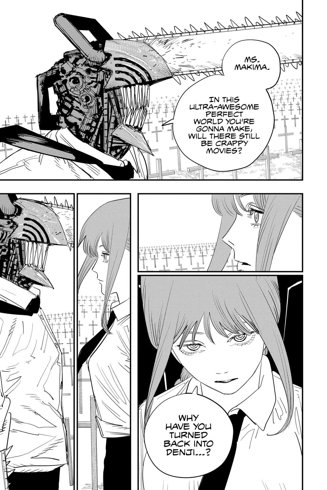 Chainsaw Man Manga Chapter 93 page 14 - You & Crappy Movies scene