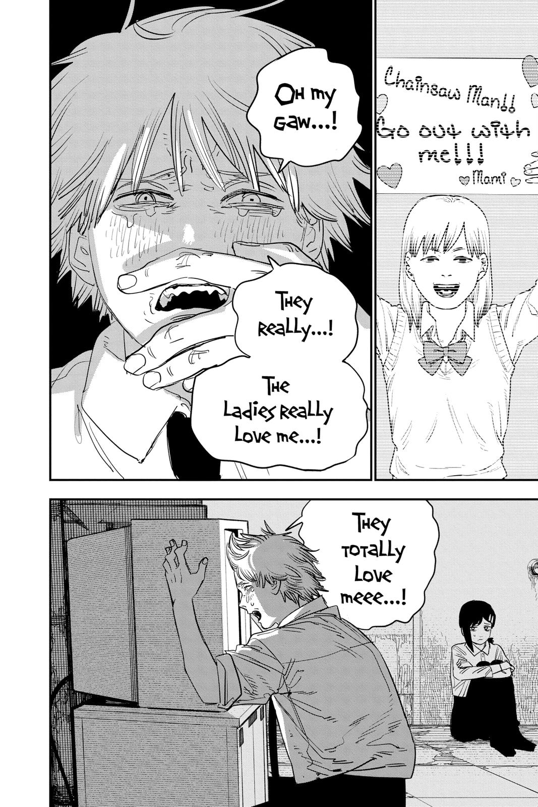 Chainsaw Man Manga Chapter 93 page 2 - You & Crappy Movies scene