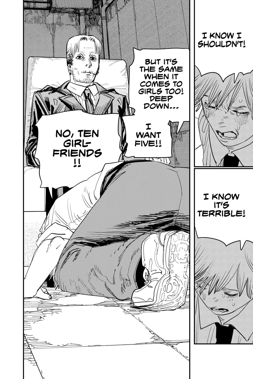 Chainsaw Man Manga Chapter 93 page 4 - You & Crappy Movies scene