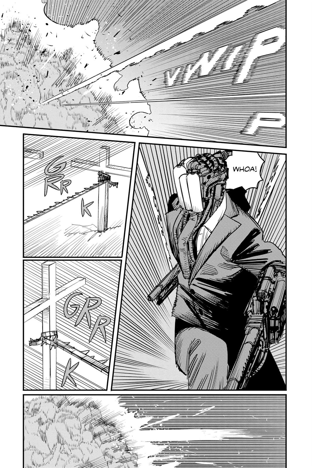 Chainsaw Man Manga Chapter 94 page 13 - Chainsaw Man vs. the Weapon Humans scene