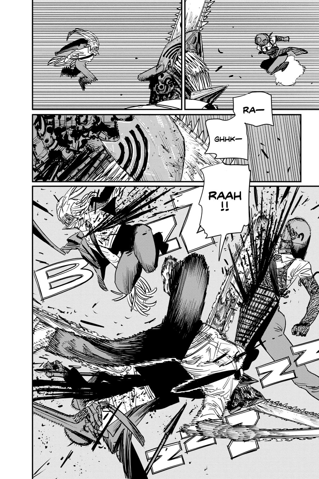 Chainsaw Man Manga Chapter 94 page 8 - Chainsaw Man vs. the Weapon Humans scene