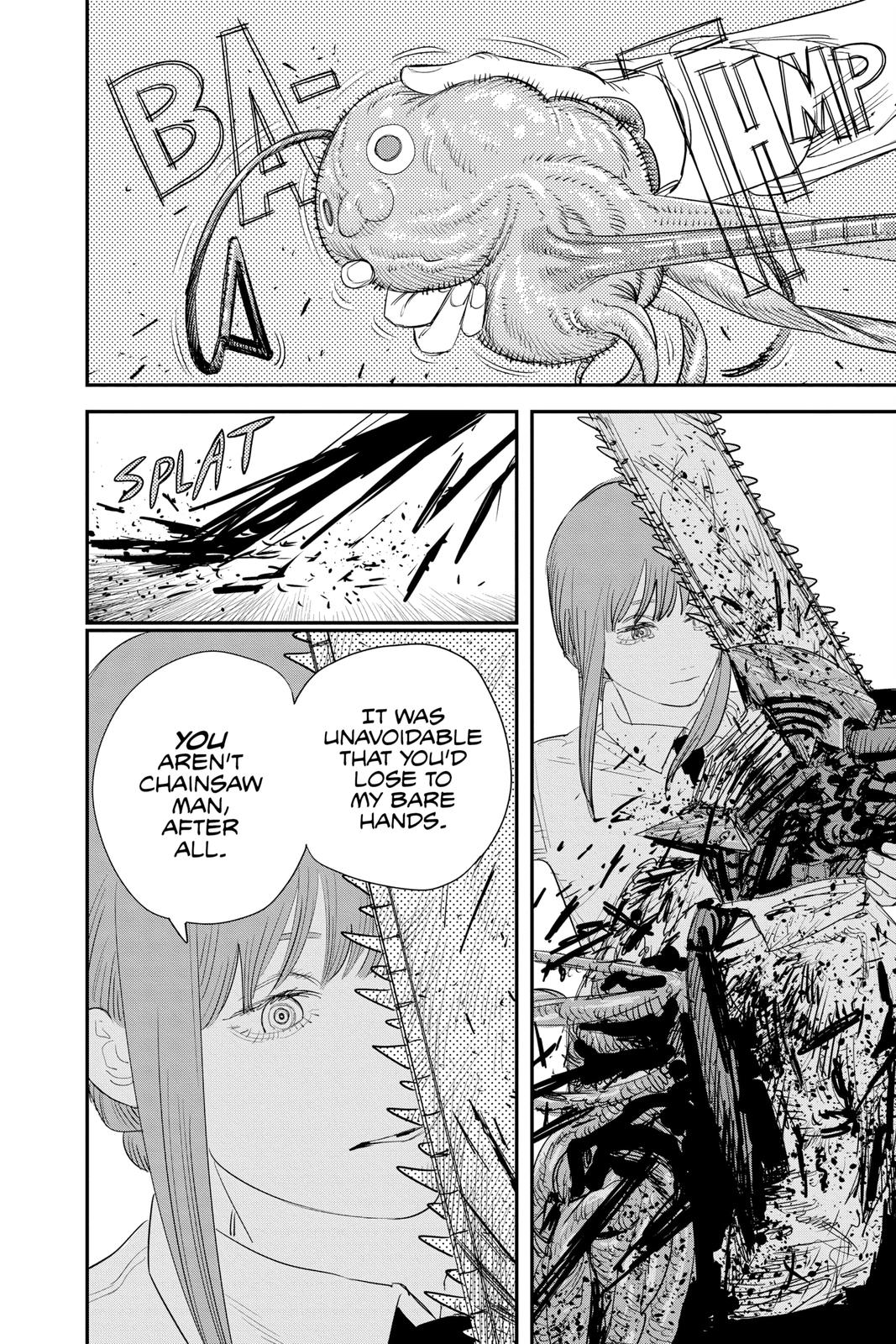 Chainsaw Man Manga Chapter 95 page 13 - Chainsaw Man vs. Control Devil scene