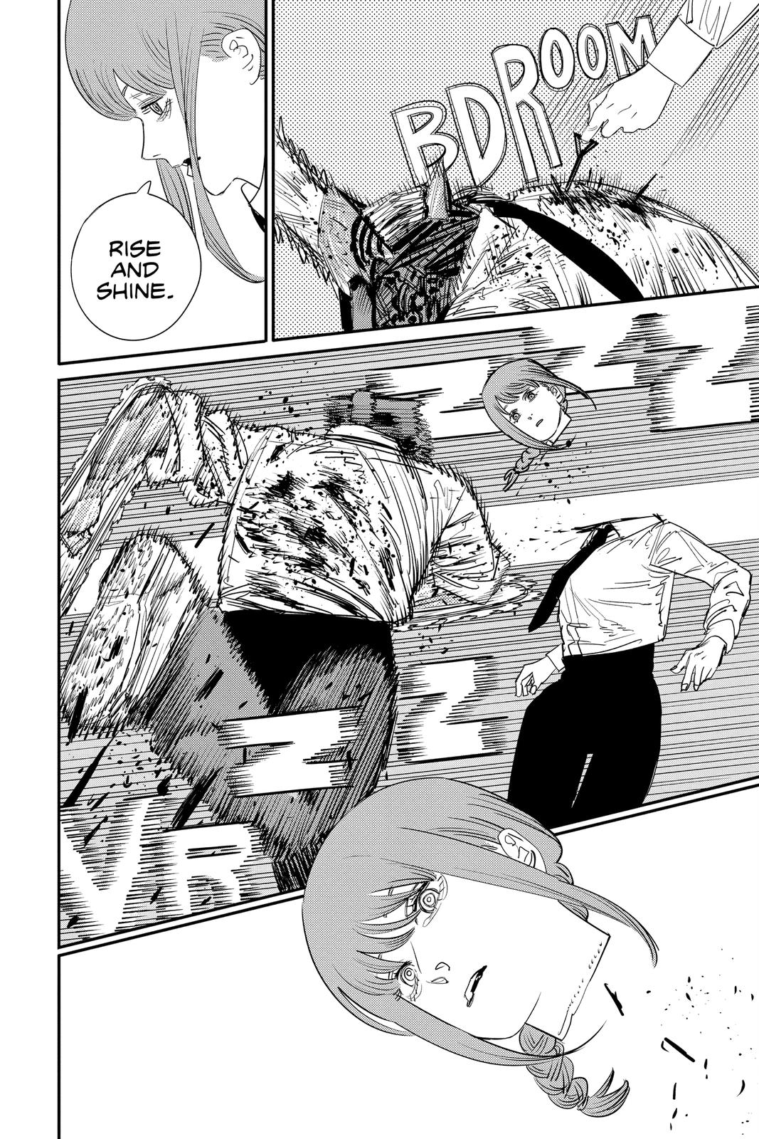 Chainsaw Man Manga Chapter 95 page 2 - Chainsaw Man vs. Control Devil scene