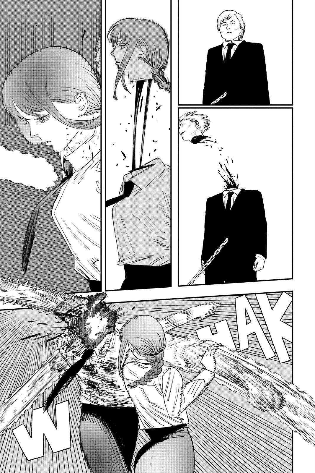 Chainsaw Man Manga Chapter 95 page 3 - Chainsaw Man vs. Control Devil scene