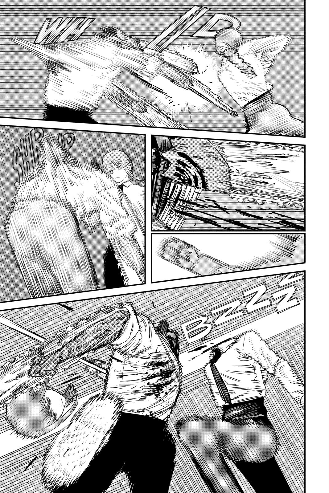 Chainsaw Man Manga Chapter 95 page 5 - Chainsaw Man vs. Control Devil scene