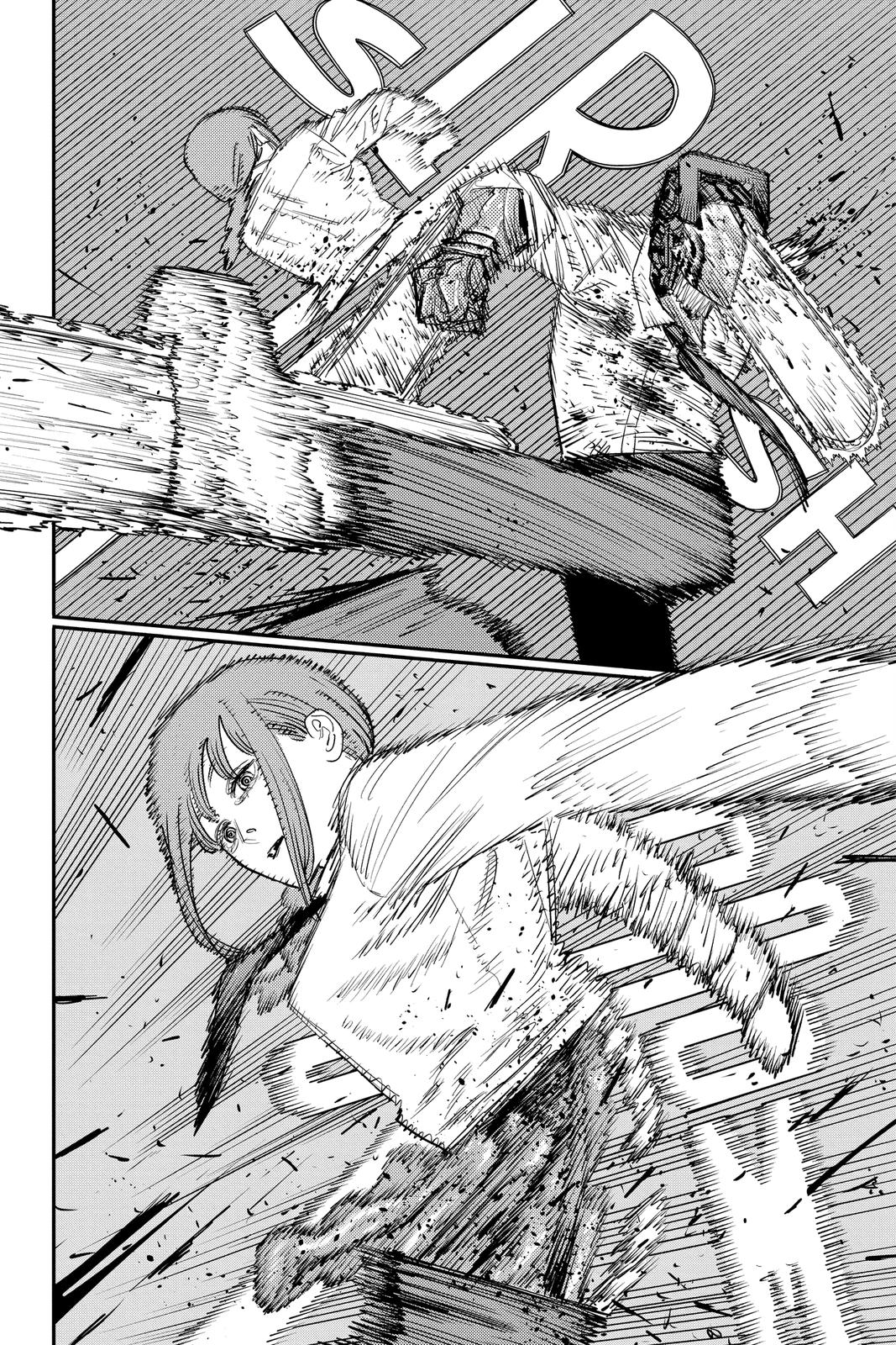 Chainsaw Man Manga Chapter 95 page 8 - Chainsaw Man vs. Control Devil scene