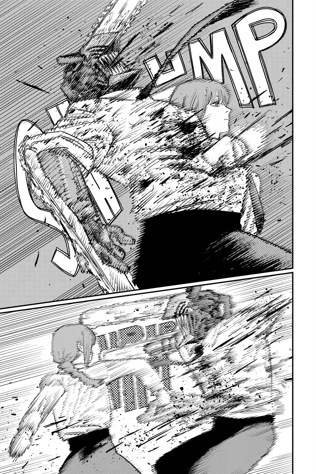 Chainsaw Man Manga Chapter 95 page 9 - Chainsaw Man vs. Control Devil scene