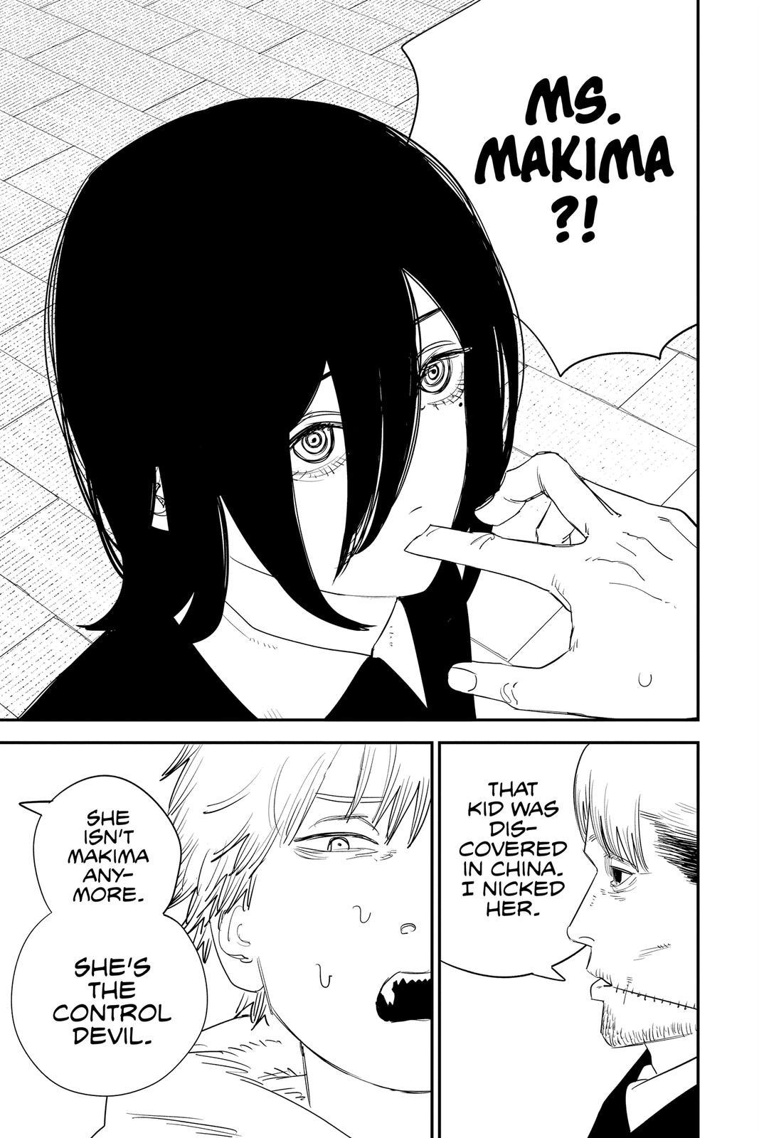 Chainsaw Man Manga Chapter 97 page 10 - I, Love, Chainsaw scene