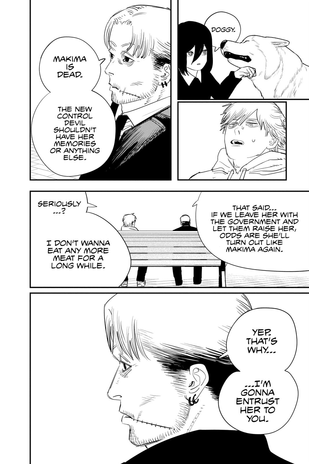 Chainsaw Man Manga Chapter 97 page 11 - I, Love, Chainsaw scene