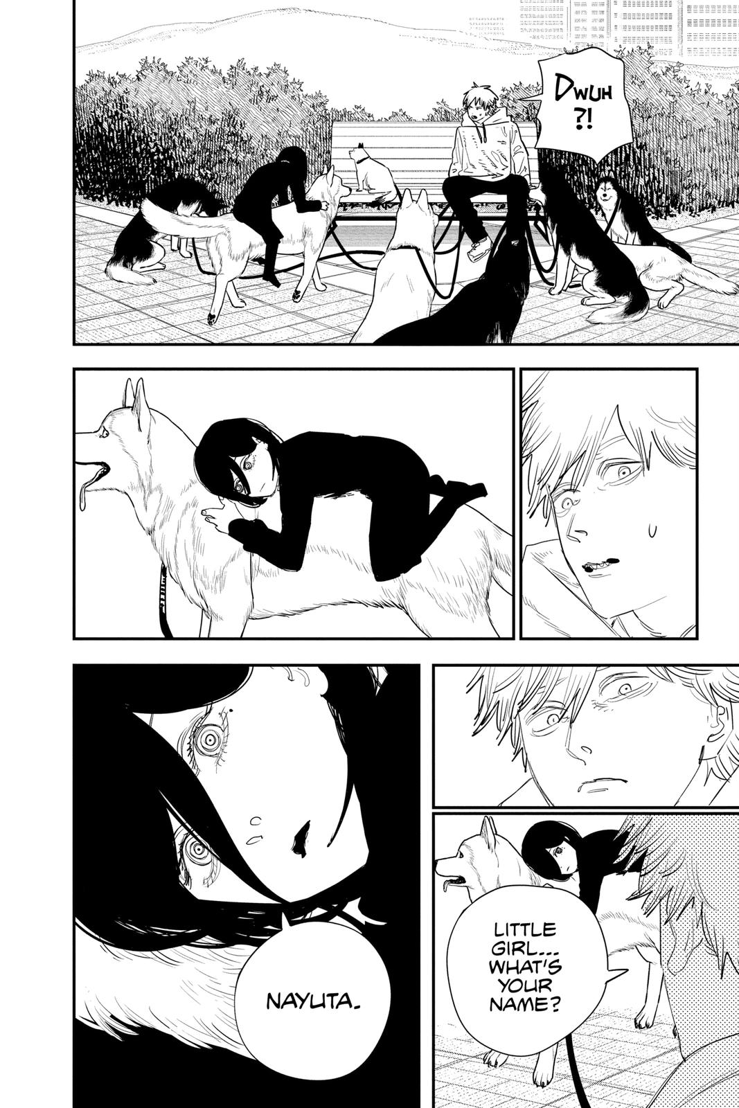 Chainsaw Man Manga Chapter 97 page 13 - I, Love, Chainsaw scene