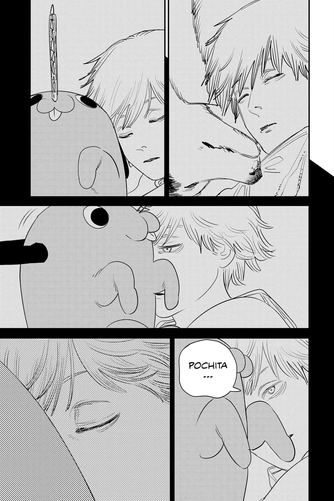 Chainsaw Man Manga Chapter 97 page 16 - I, Love, Chainsaw scene