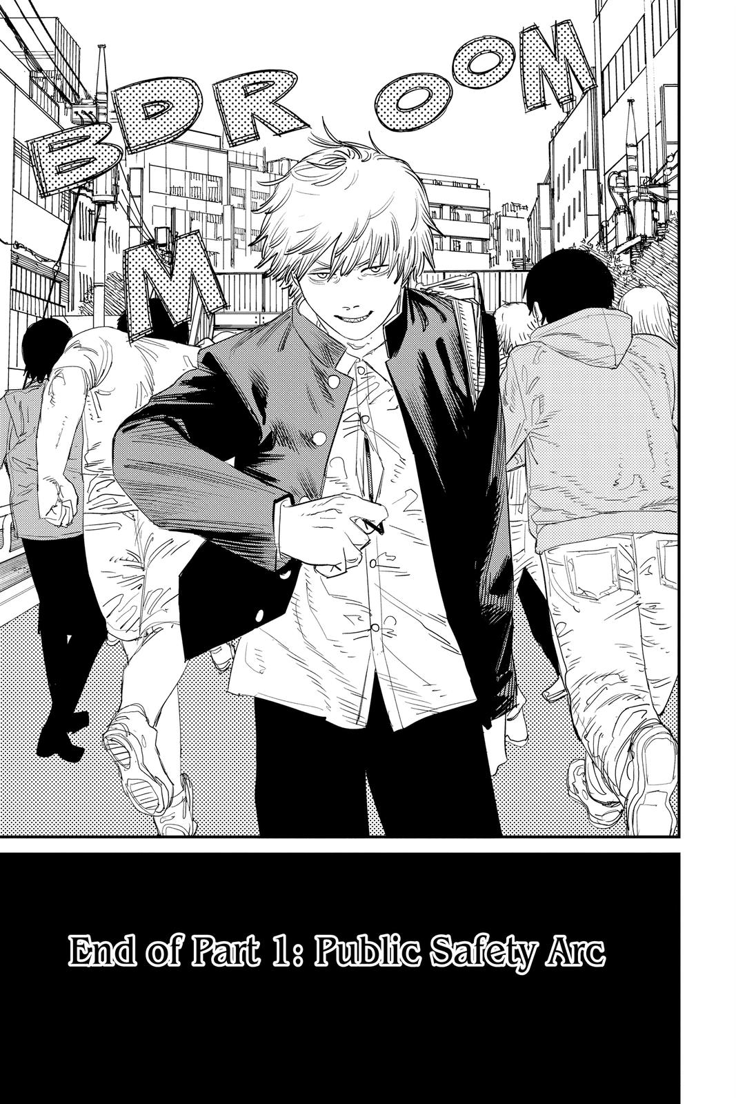 Chainsaw Man Manga Chapter 97 page 22 - I, Love, Chainsaw scene