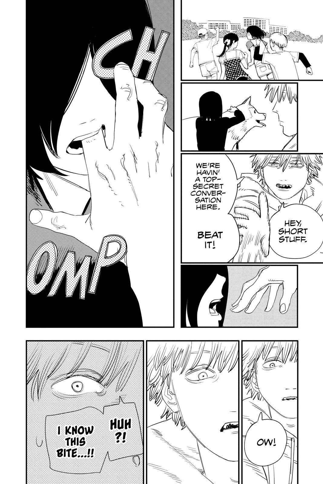 Chainsaw Man Manga Chapter 97 page 9 - I, Love, Chainsaw scene