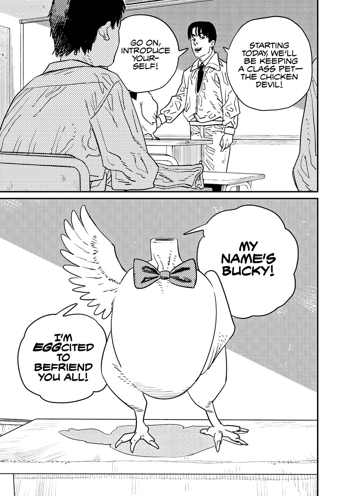 Chainsaw Man Manga Chapter 98 page 1 - Bird and War scene