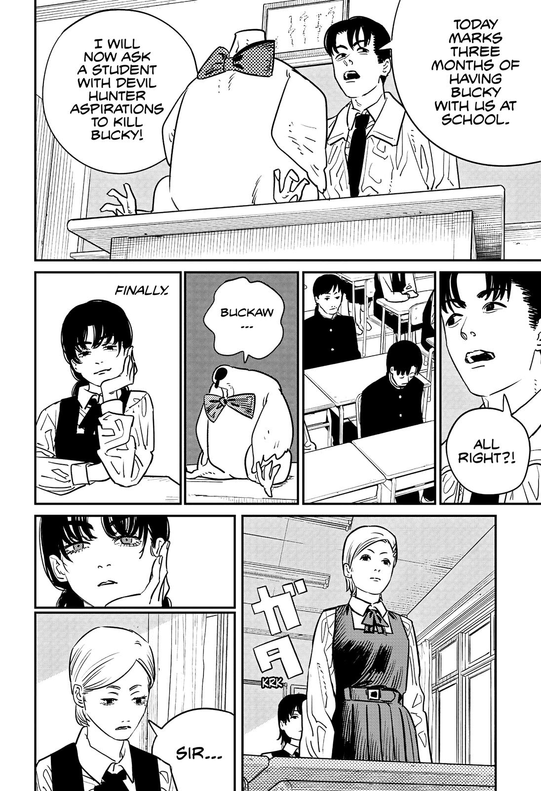 Chainsaw Man Manga Chapter 98 page 11 - Bird and War scene