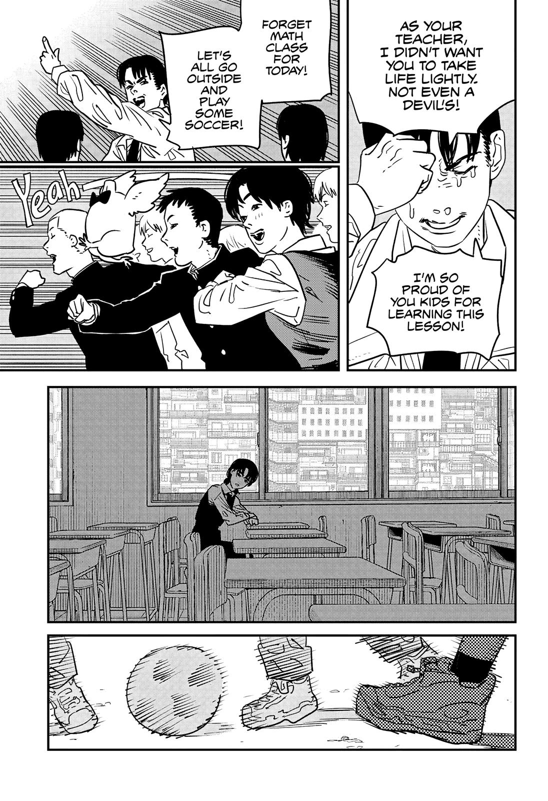 Chainsaw Man Manga Chapter 98 page 14 - Bird and War scene