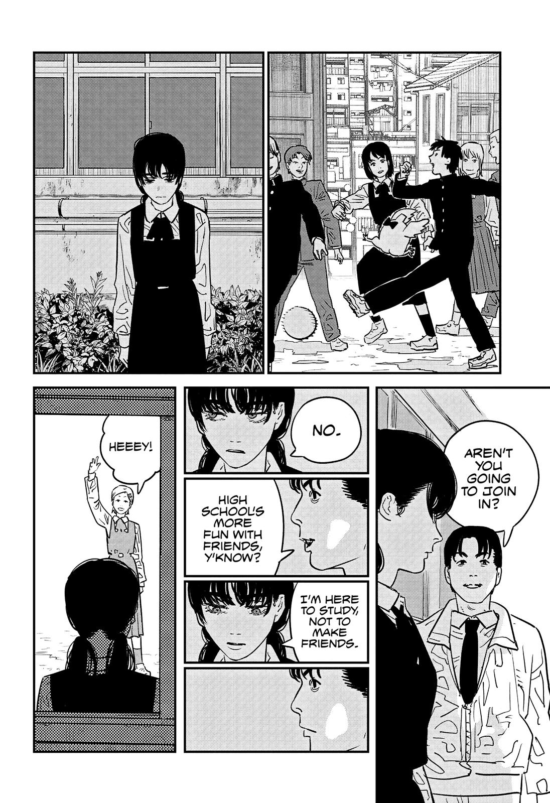 Chainsaw Man Manga Chapter 98 page 15 - Bird and War scene