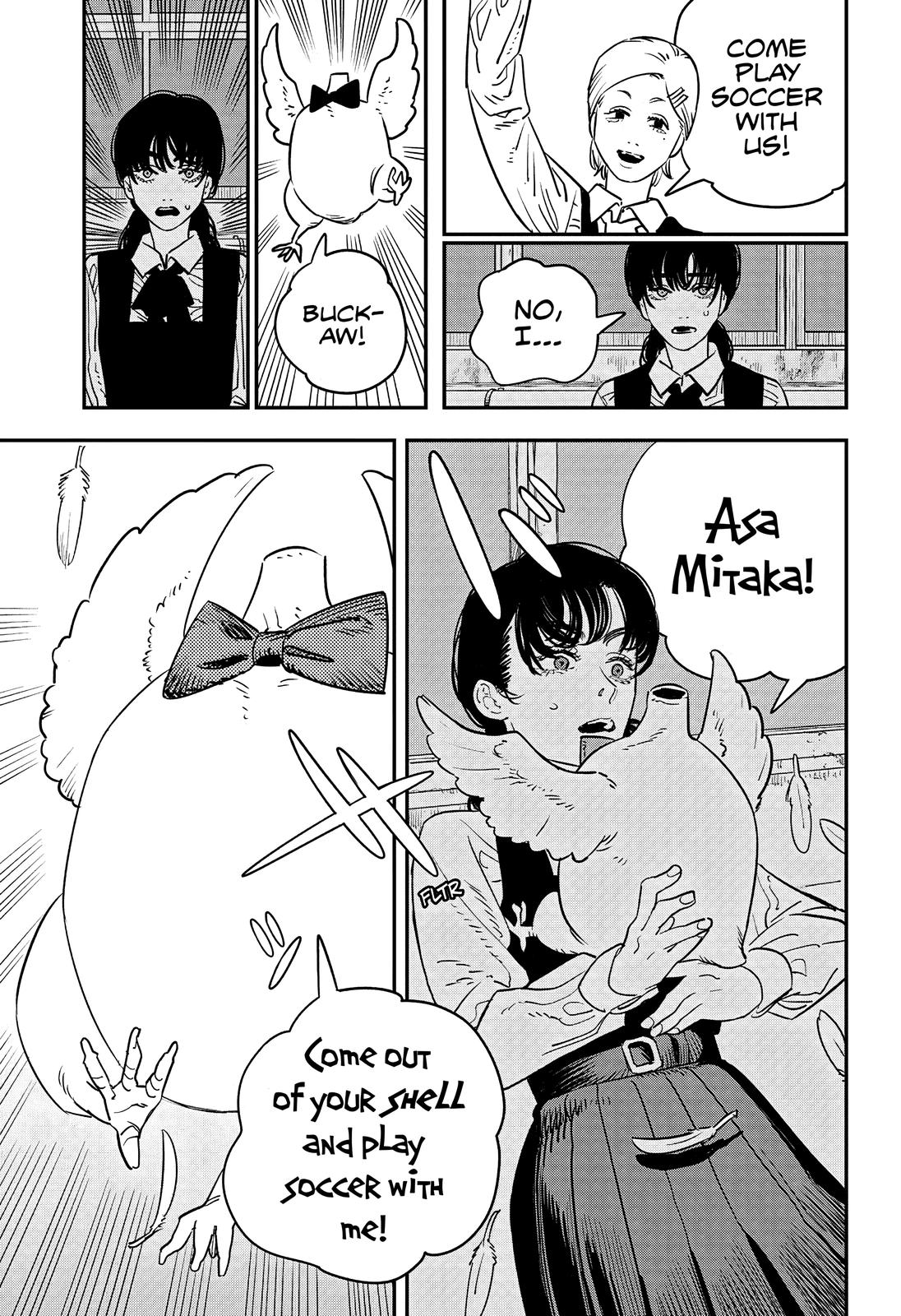 Chainsaw Man Manga Chapter 98 page 16 - Bird and War scene