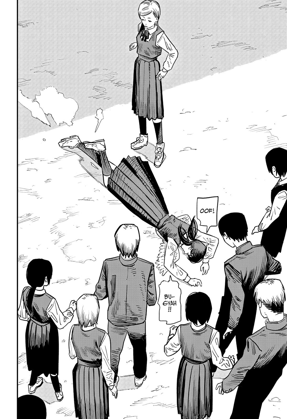 Chainsaw Man Manga Chapter 98 page 19 - Bird and War scene