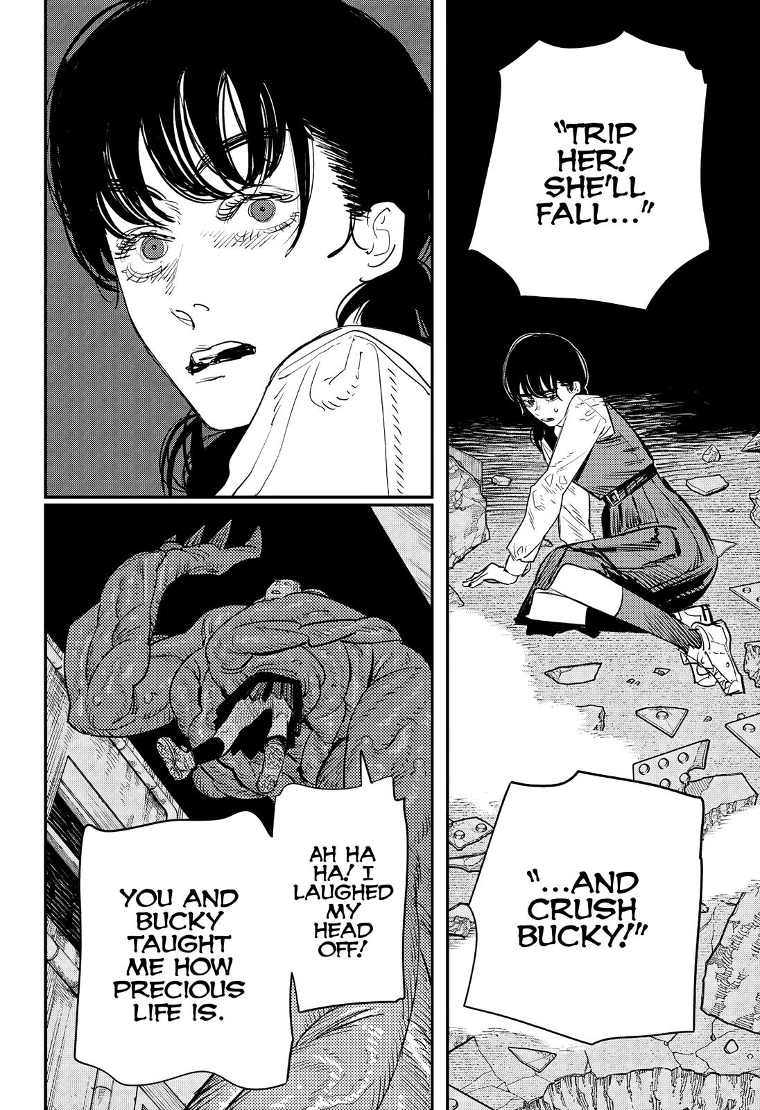 Chainsaw Man Manga Chapter 98 page 35 - Bird and War scene