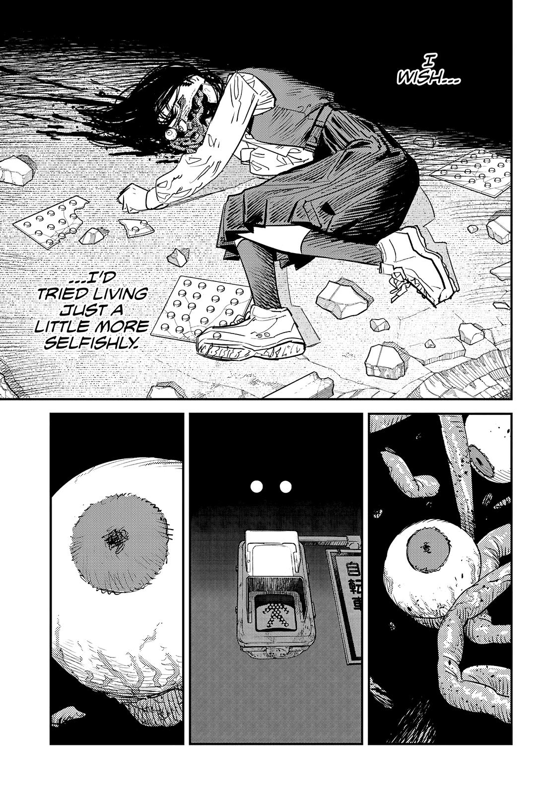 Chainsaw Man Manga Chapter 98 page 38 - Bird and War scene