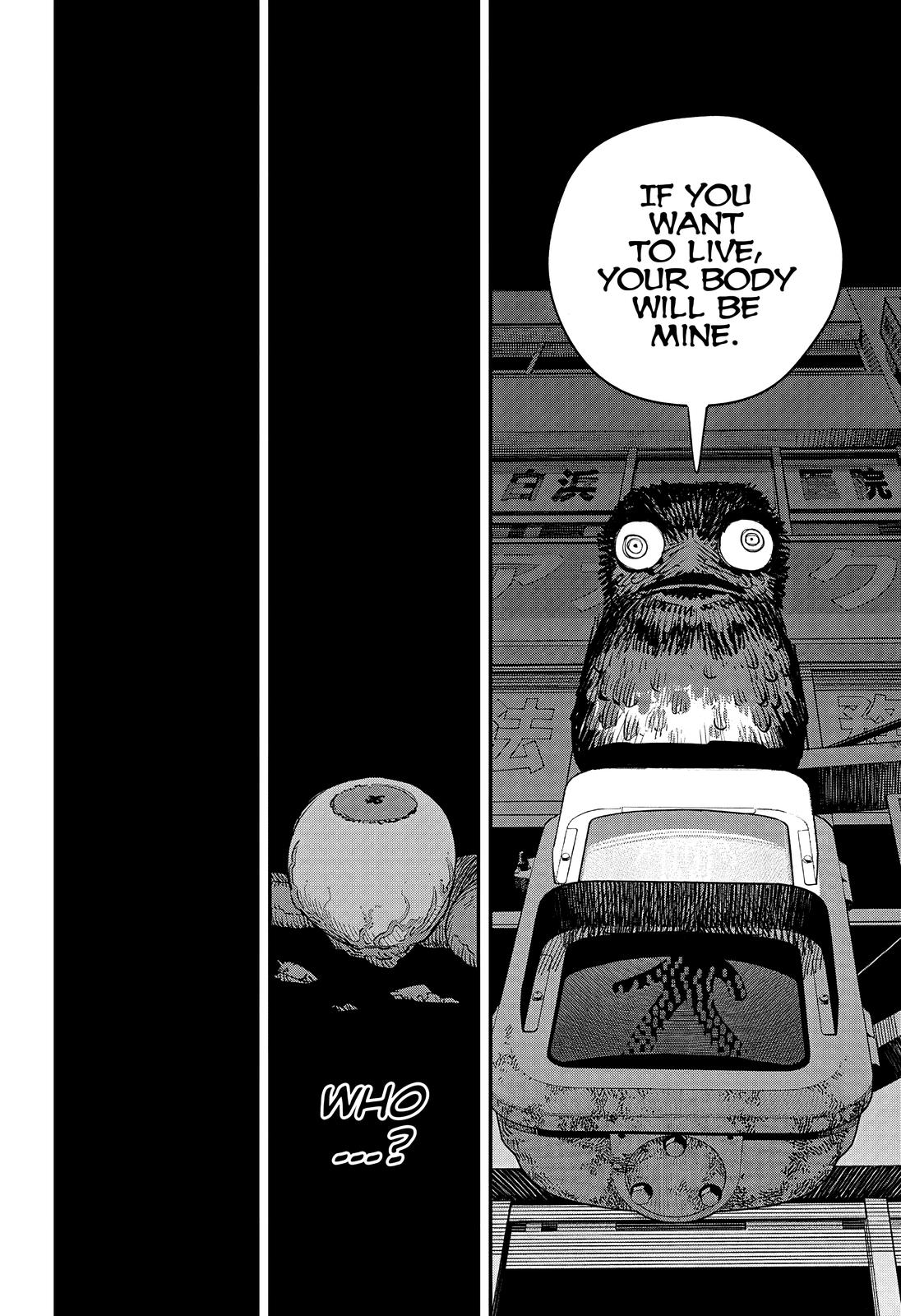 Chainsaw Man Manga Chapter 98 page 39 - Bird and War scene