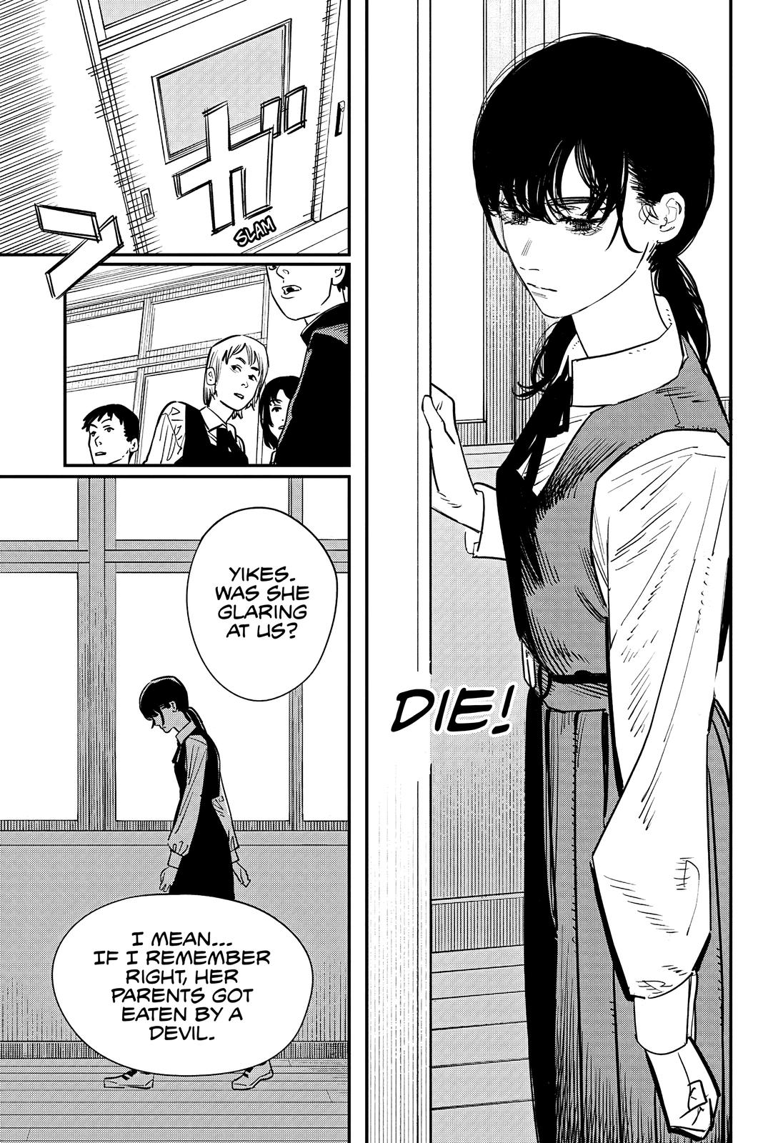 Chainsaw Man Manga Chapter 98 page 4 - Bird and War scene