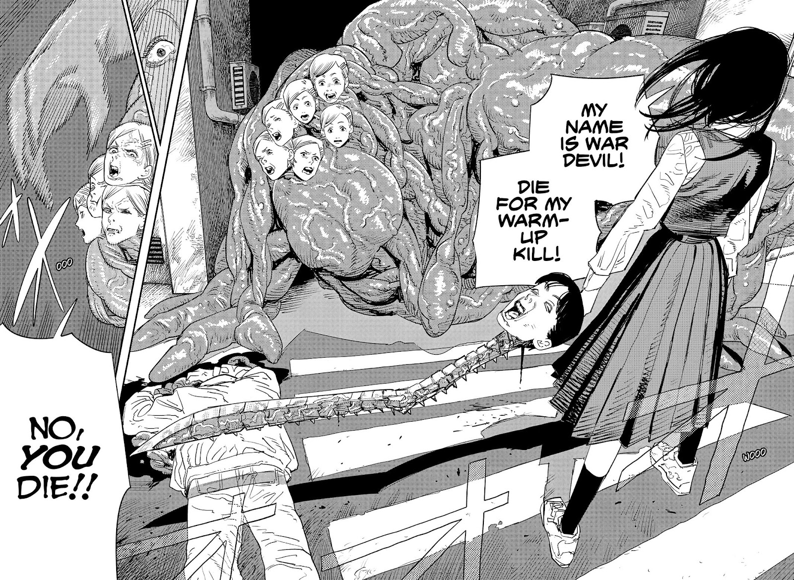 Chainsaw Man Manga Chapter 98 page 43 - Bird and War scene