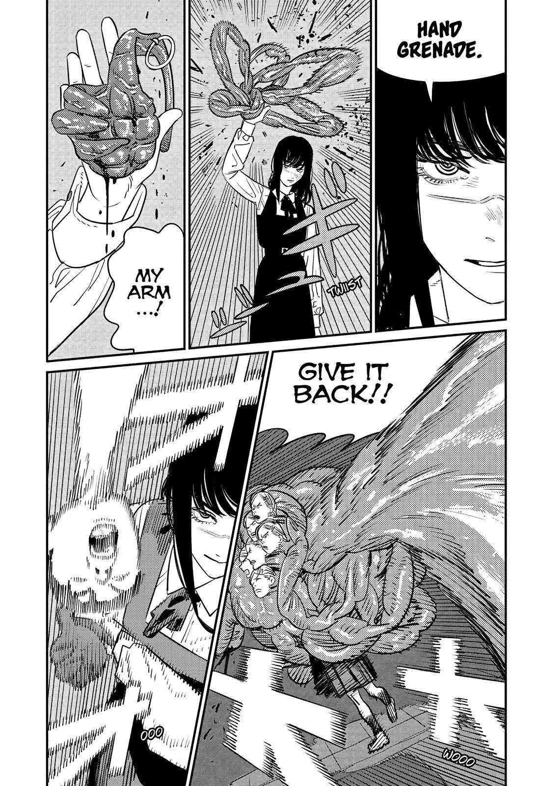 Chainsaw Man Manga Chapter 98 page 45 - Bird and War scene