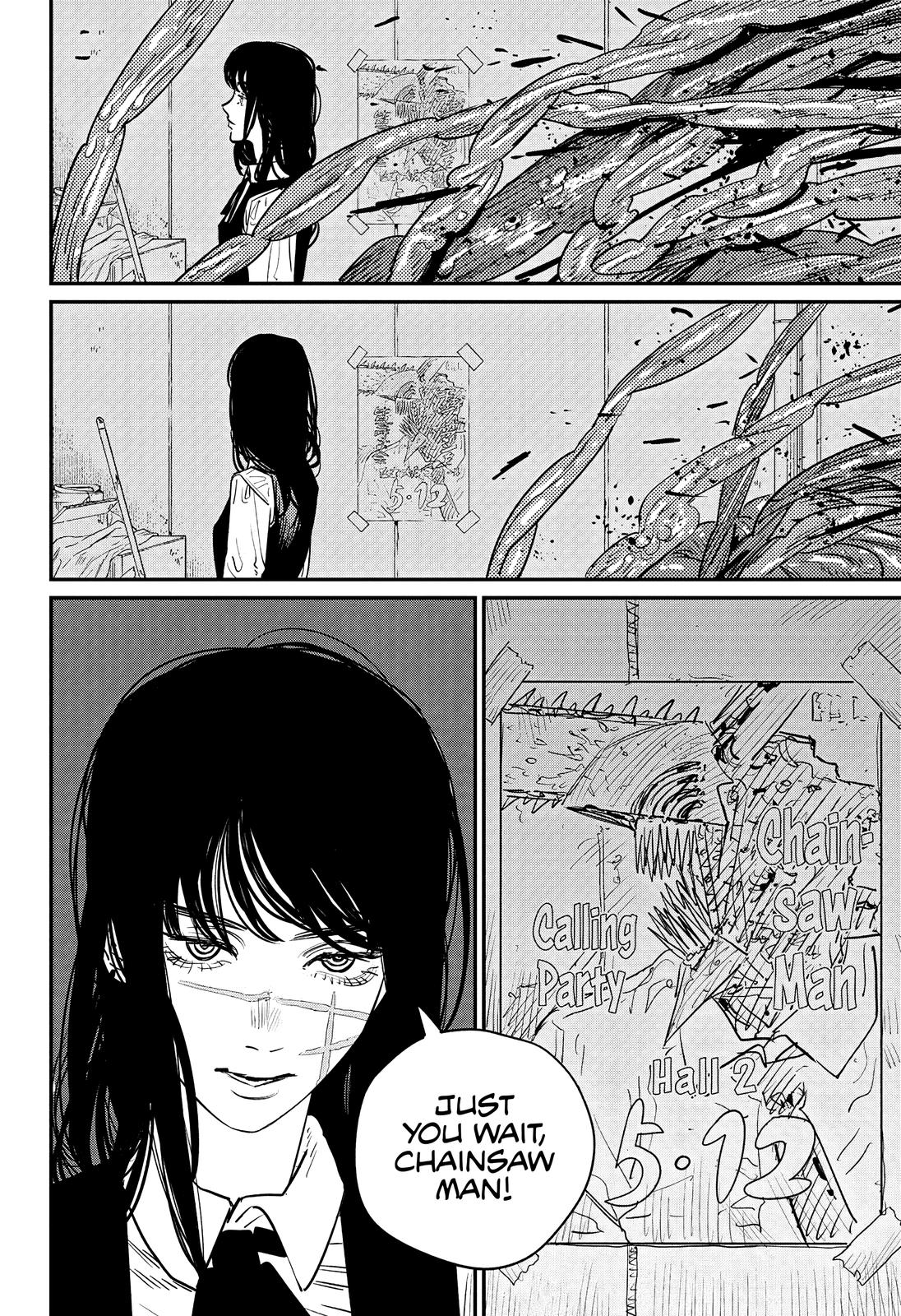 Chainsaw Man Manga Chapter 98 page 48 - Bird and War scene