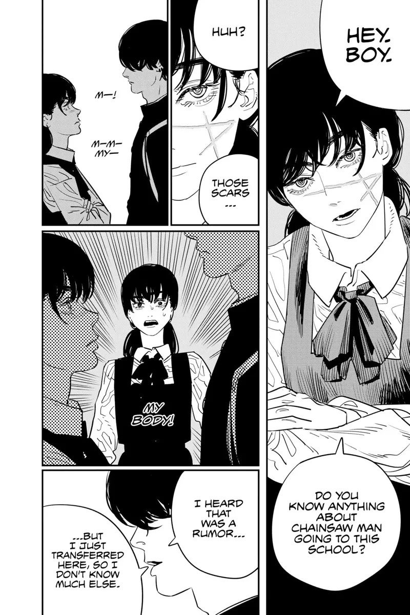 Chainsaw Man Manga Chapter 99 page 14 - Two Birds scene