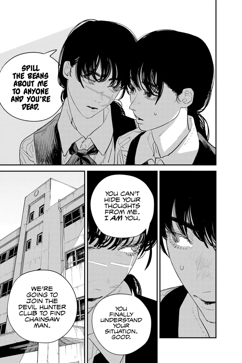 Chainsaw Man Manga Chapter 99 page 21 - Two Birds scene