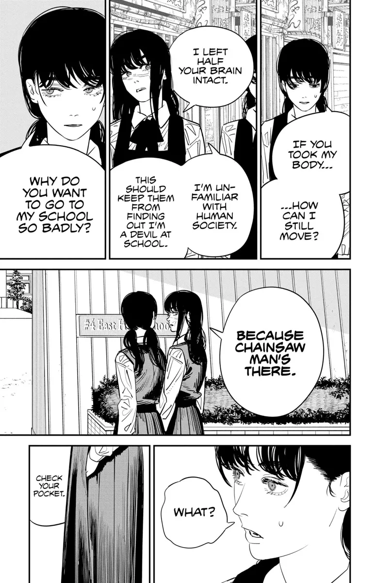 Chainsaw Man Manga Chapter 99 page 7 - Two Birds scene