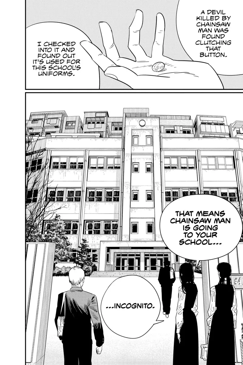 Chainsaw Man Manga Chapter 99 page 8 - Two Birds scene